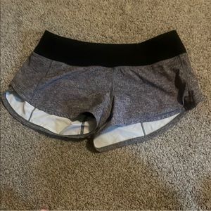 Lululemon speed up grey shorts